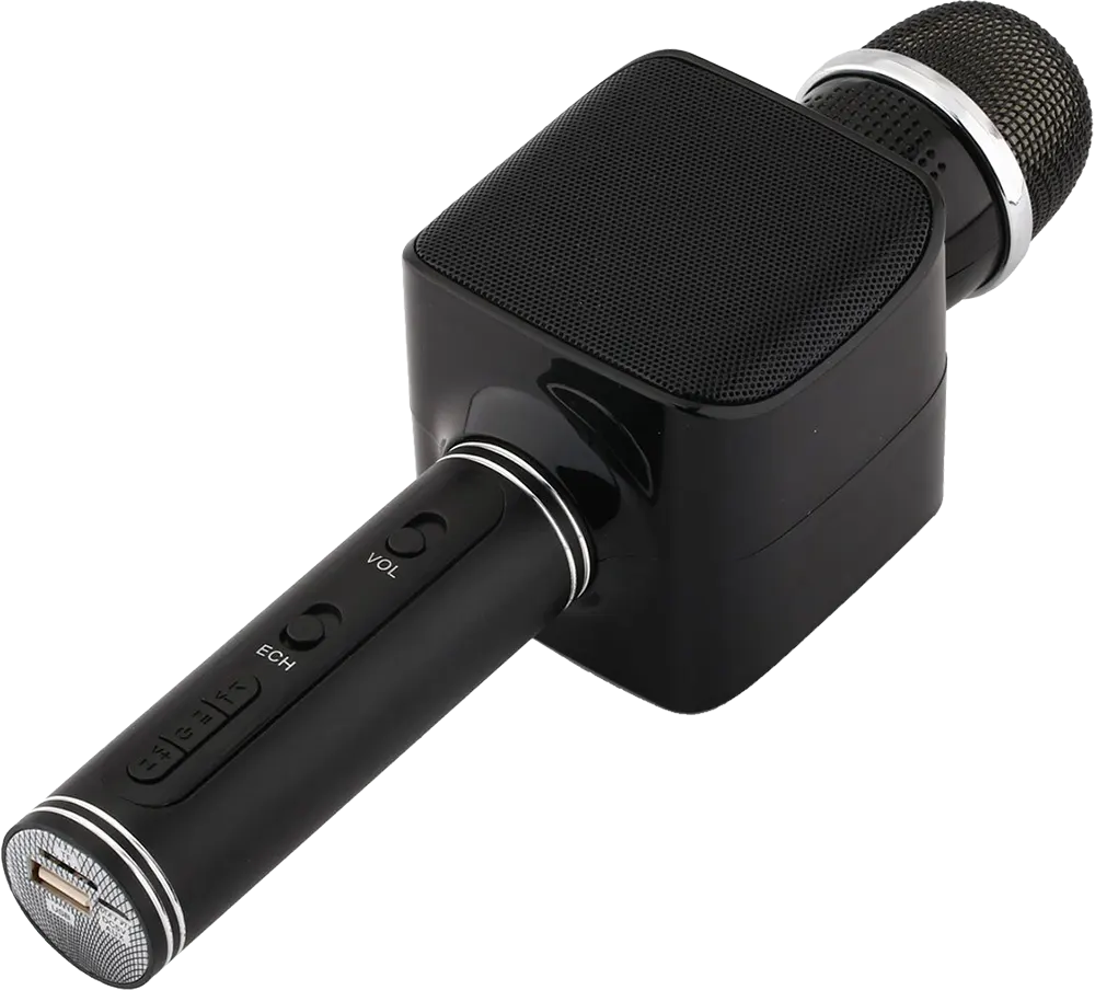 SU YOSD Karaoke Microphone, Rechargeable, Bluetooth, USB,, Black, YS-68