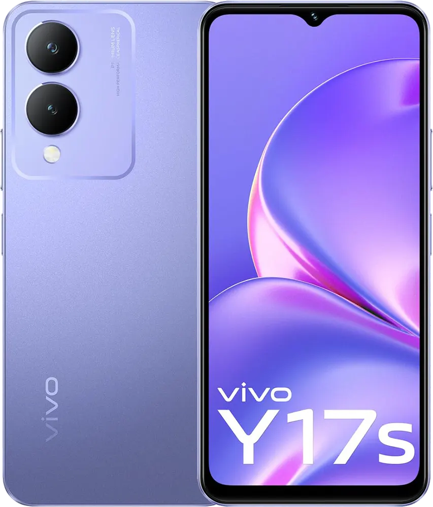 VIVO Y17S Dual SIM, 128GB Memory, 6GB RAM, 4G LTE, Glitter Purple