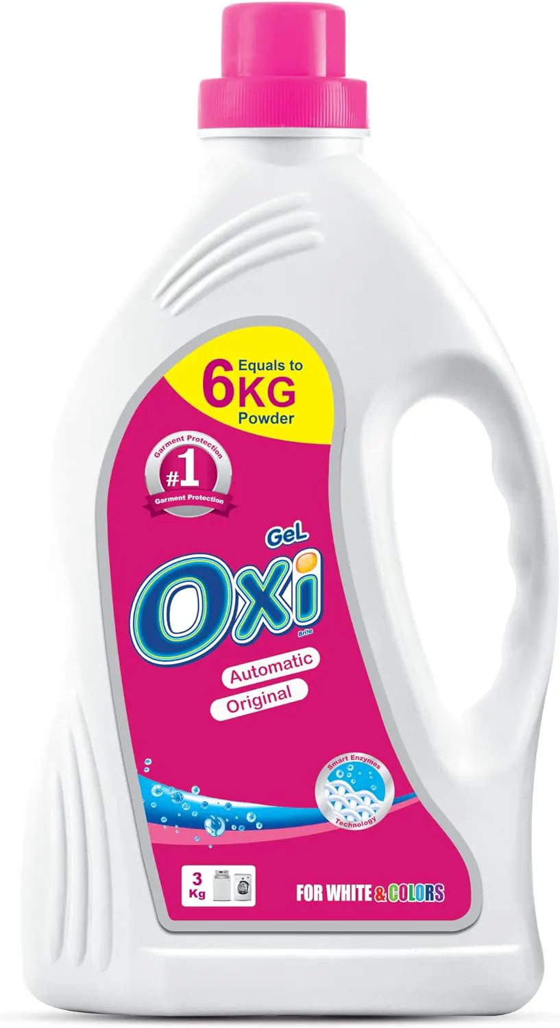 اوكسي جل للملابس البيضاء والالوان،برائحه نسيم العطور،3 لتر