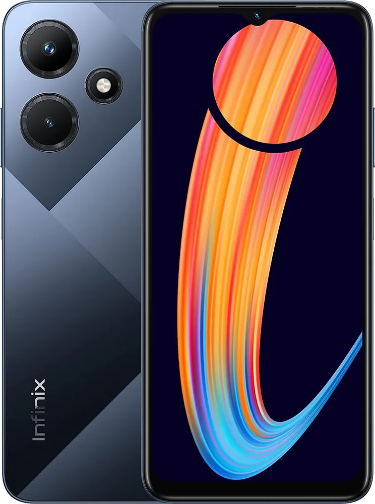 Infinix Hot 30I Dual SIM Mobile, 128GB Memory, 4GB RAM, 4G LTE, Mirror Black