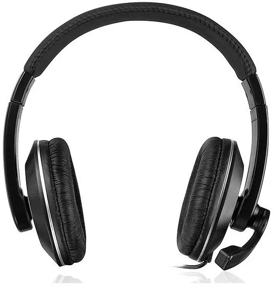 سماعة رأس سبيد لينك SL-860000-BK، ميكروفون قابل للطي، أسود