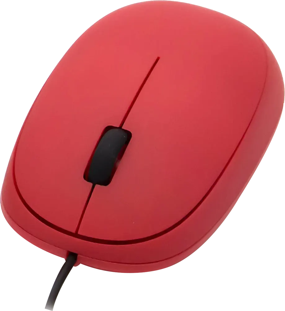 Iconz Wired Mouse, USB, Red, M02R