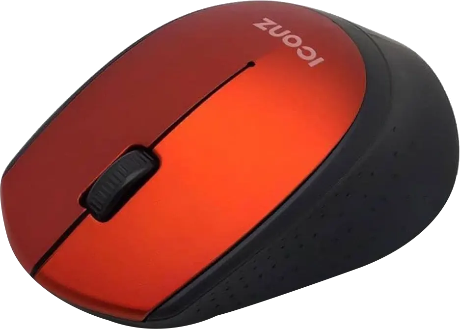 ماوس لاسلكي أيكونز، أحادي النطاق، 1200 DPI، أحمر، WM02R