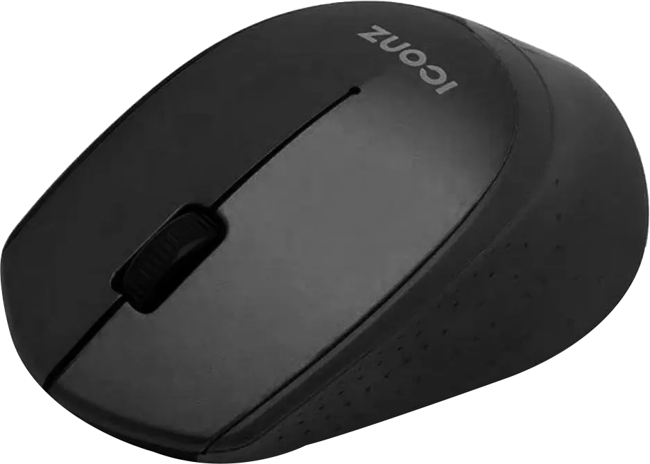 ماوس لاسلكي أيكونز، أحادي النطاق، 1200 DPI، أسود، WM02K