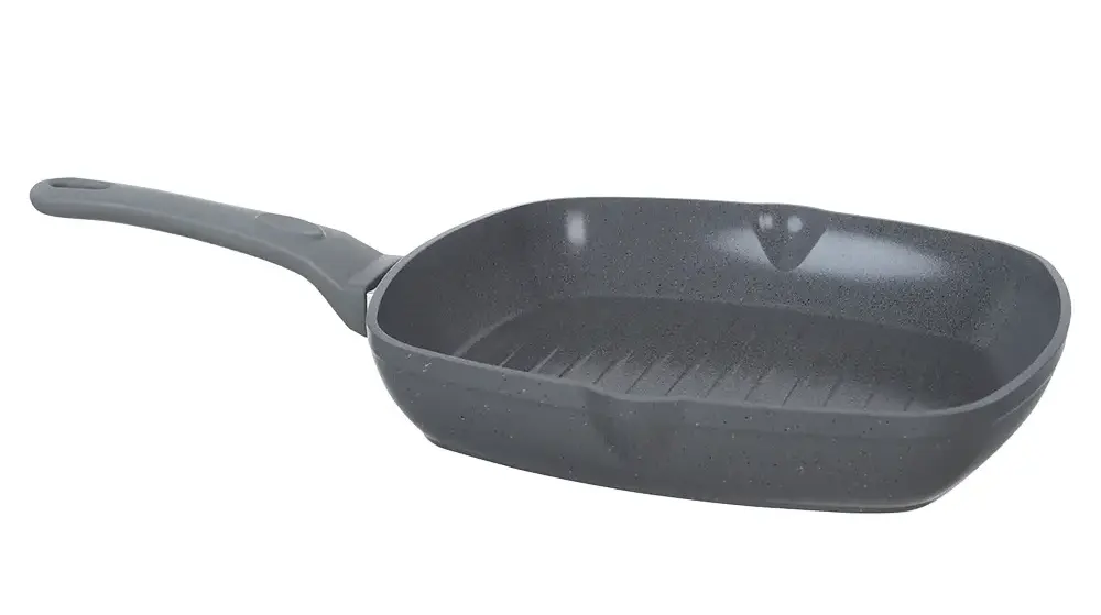 Top Chef Granite cookware set , 12 pieces, grey