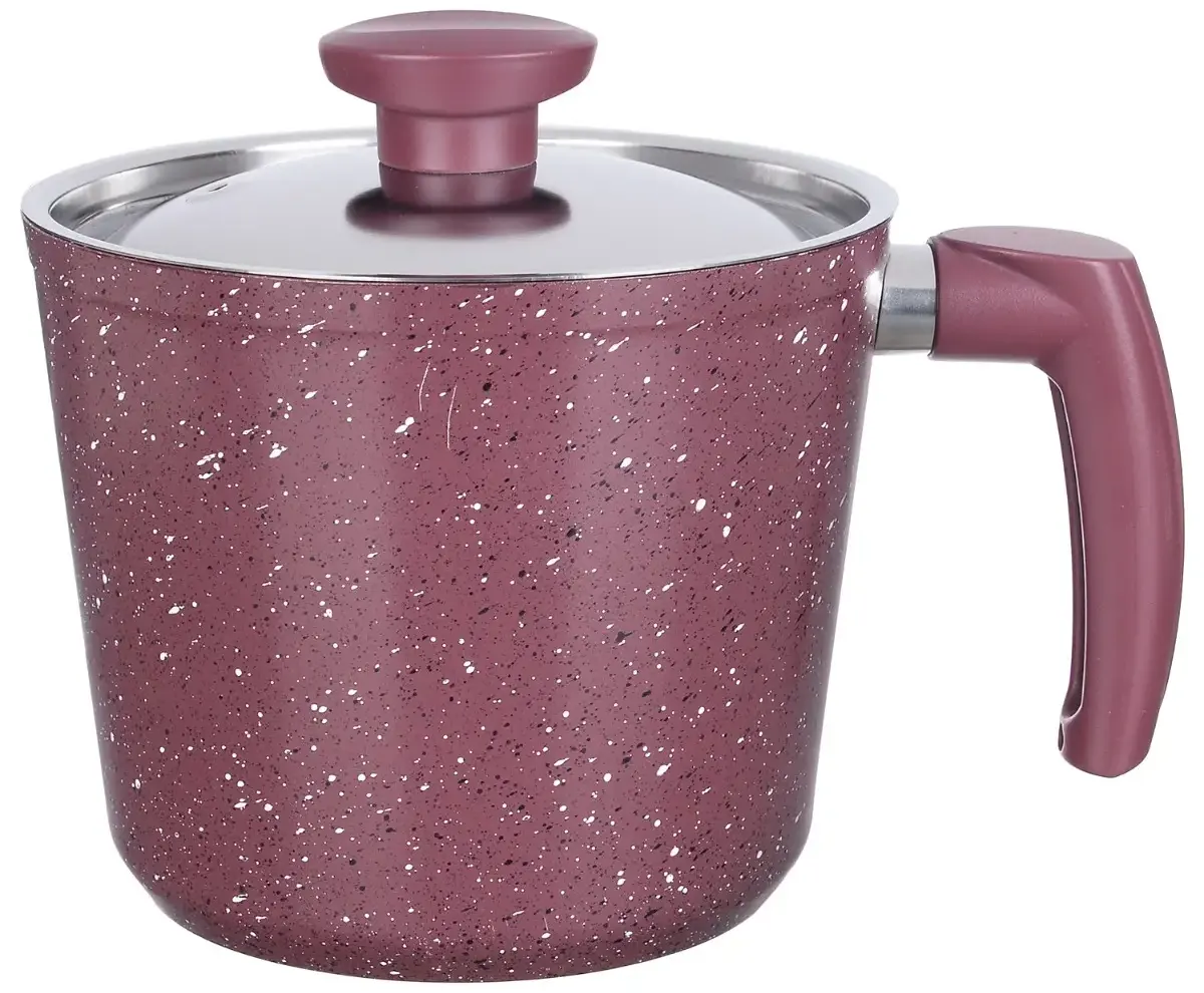 Top Chef Granite cookware set , 14 pieces, dark red