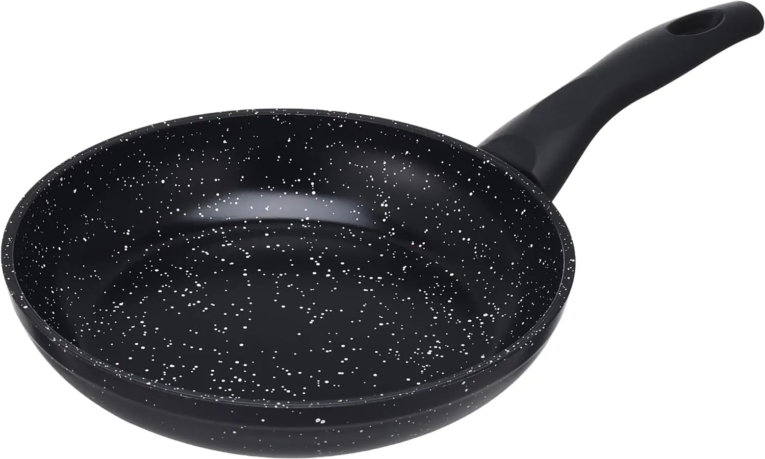 Top Chef Granite frying pan , size 20 cm, black and burgundy