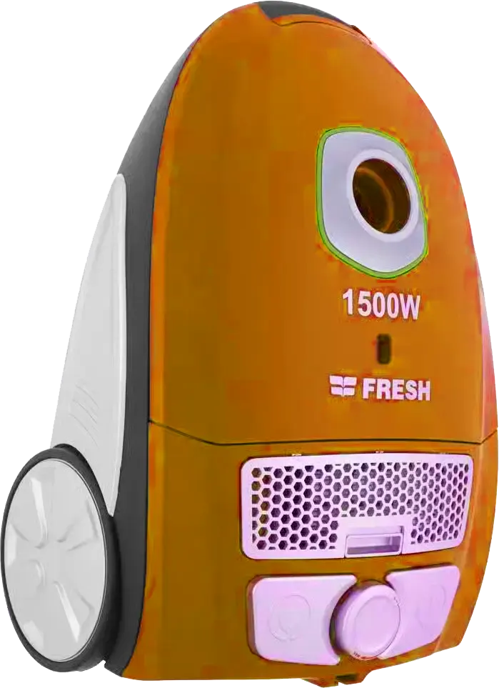 مكنسة كهربائية فريش سبايدر، 1500 وات، فلتر هيبا، برتقالي، FB-1500A