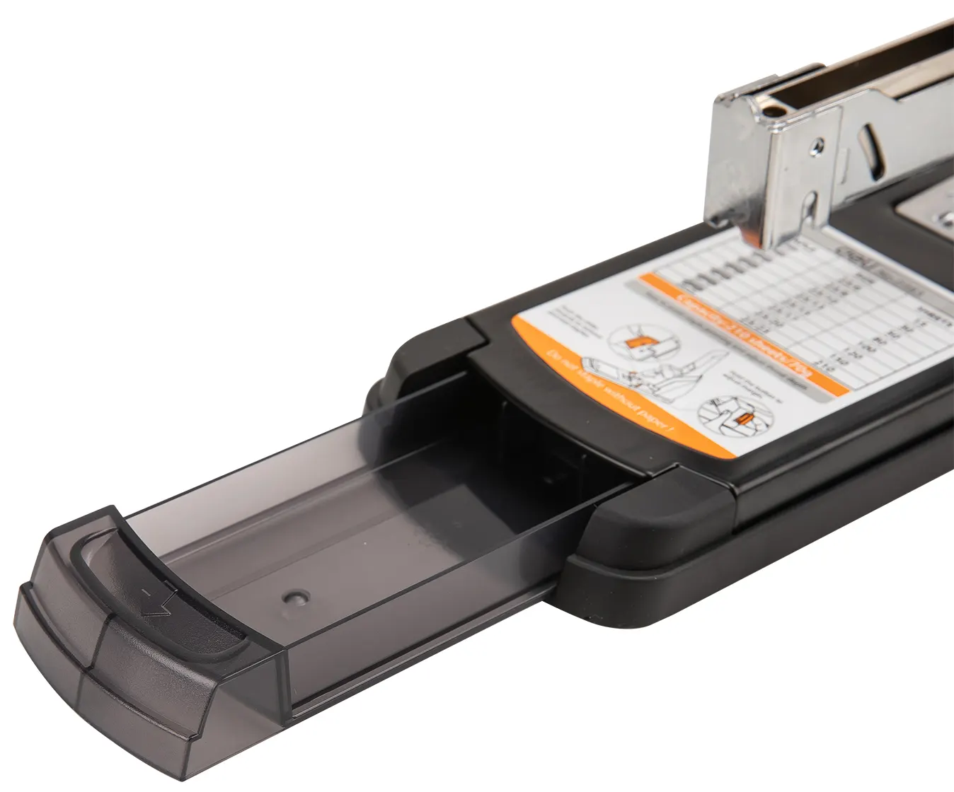 Deli Office Stapler, 210 Sheets, Heavy, Black, 0383