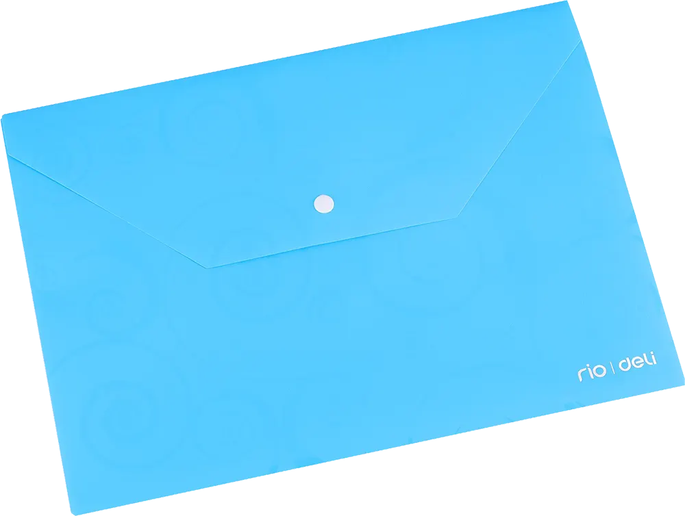 Deli Document Folder, A4, Plastic, Multiple Colors, E39640