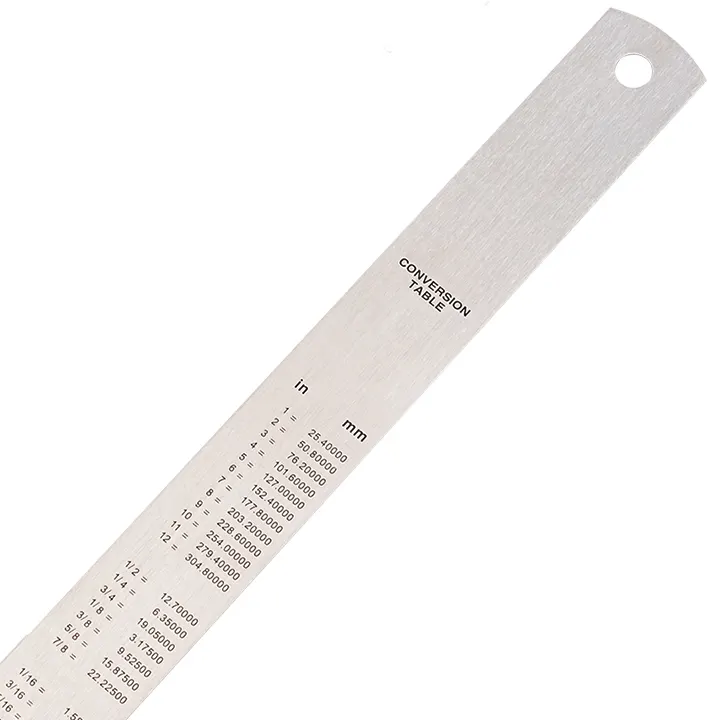 Deli  Heavy Metal Ruler, 50 cm, Silver, 8464