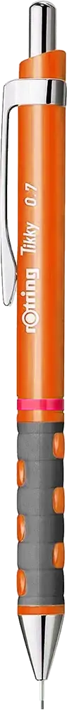 Tiki Neon Rotring Plastic Pen, 0.7 mm lead, Orange, 2007211
