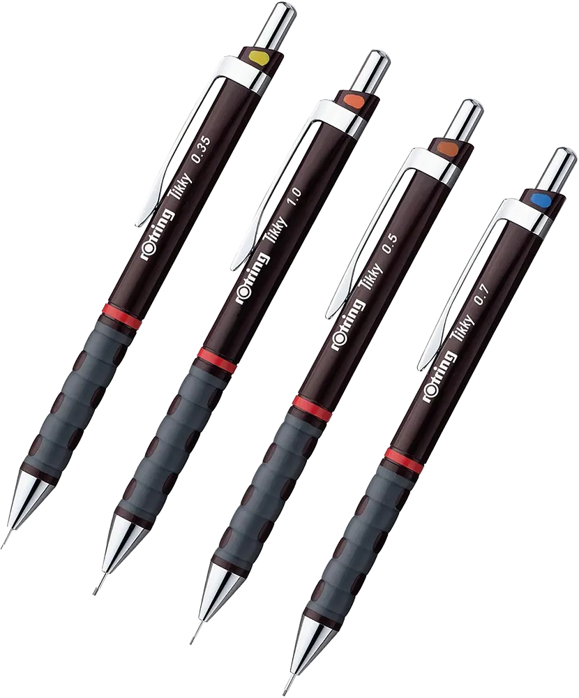 قلم سنون تيكي روترينج بلاستيك، أحجام متنوعة، بني، 2007425