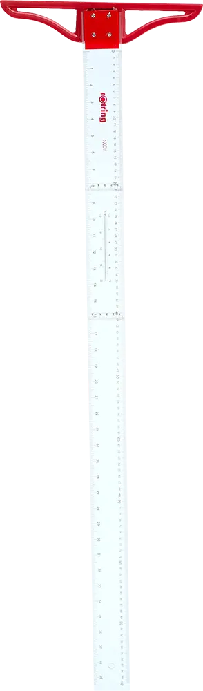مسطرة حرف تي روترينج، 100 سم، شفاف، TCM100