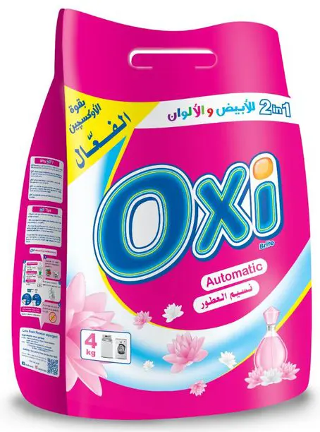 مسحوق اوكسي للغسالات الاتوماتيك، برائحه نسيم العطور، 4 كجم