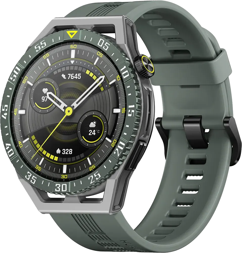 Huawei Smart Watch GT 3 SE , 1.43Inch AMOLED Display, Polymer Fiber Strap, Waterproof, Green