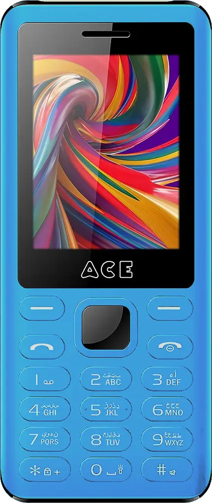 Ace FE3 dual SIM mobile phone, 32 MB internal memory, 32 MB RAM, 2G network, blue
