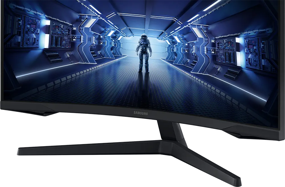 Samsung Odyssey 32-Inch Curved LED Computer Monitor, WQHD Resolution, VA Panel, Black, LC32G55TQBMXEG