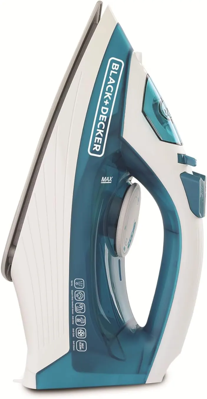 Black & Decker Garment Steamer, 2000 Watt, Ceramic Base, Turquoise, X1575, (With Ansia Warranty)