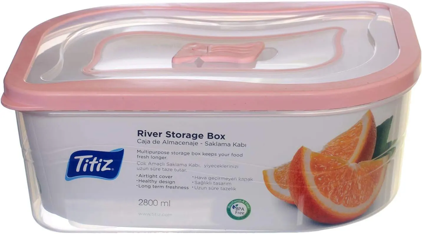 Titiz River Food storage container , 2800 ml, transparent