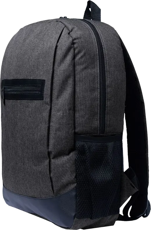 E-Train Laptop Backpack, 15.6 Inch, Nylon, Dark Gray, BG91B