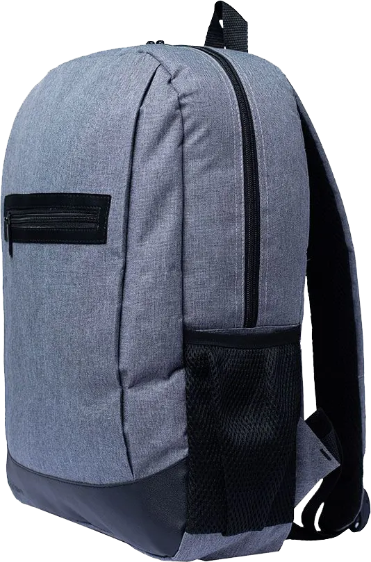 E-Train Laptop Backpack, 15.6 Inch, Nylon,  Light Gray, BG91A