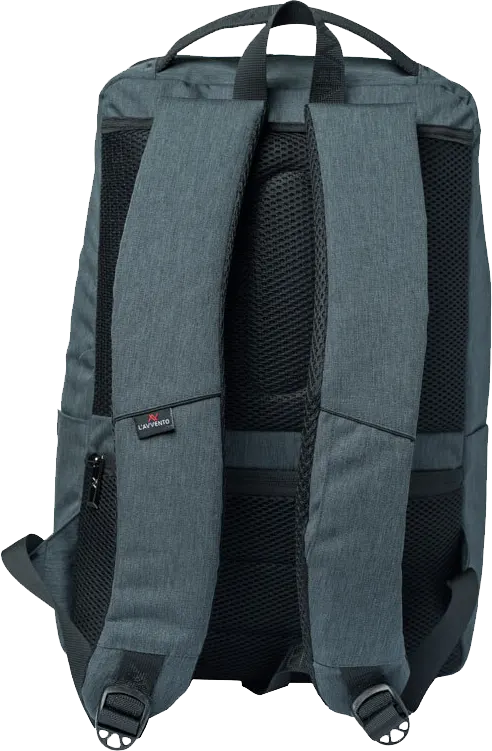 Lavvento Laptop Backpack, 15.6 Inch, Nylon, Dark Gray, BG57D