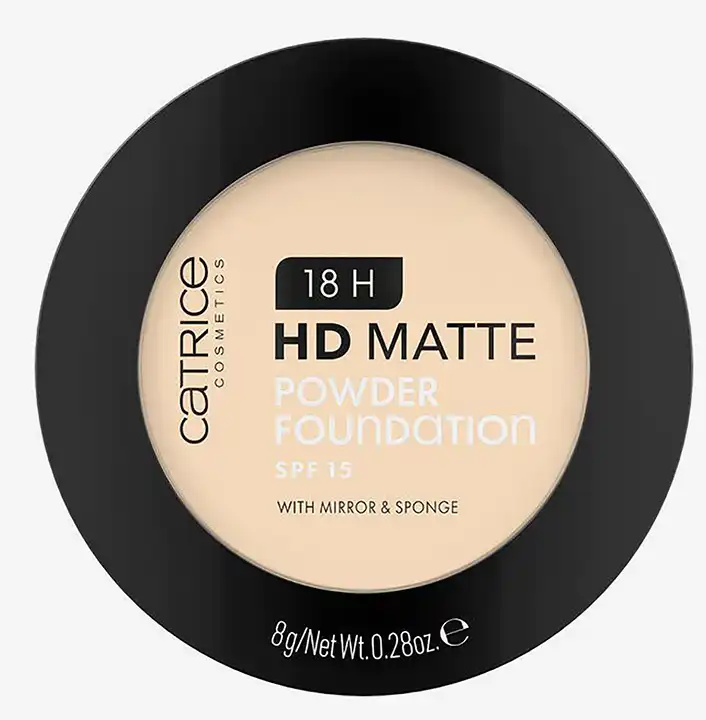 Catrice 18H Hd Matte Powder Foundation, 008C