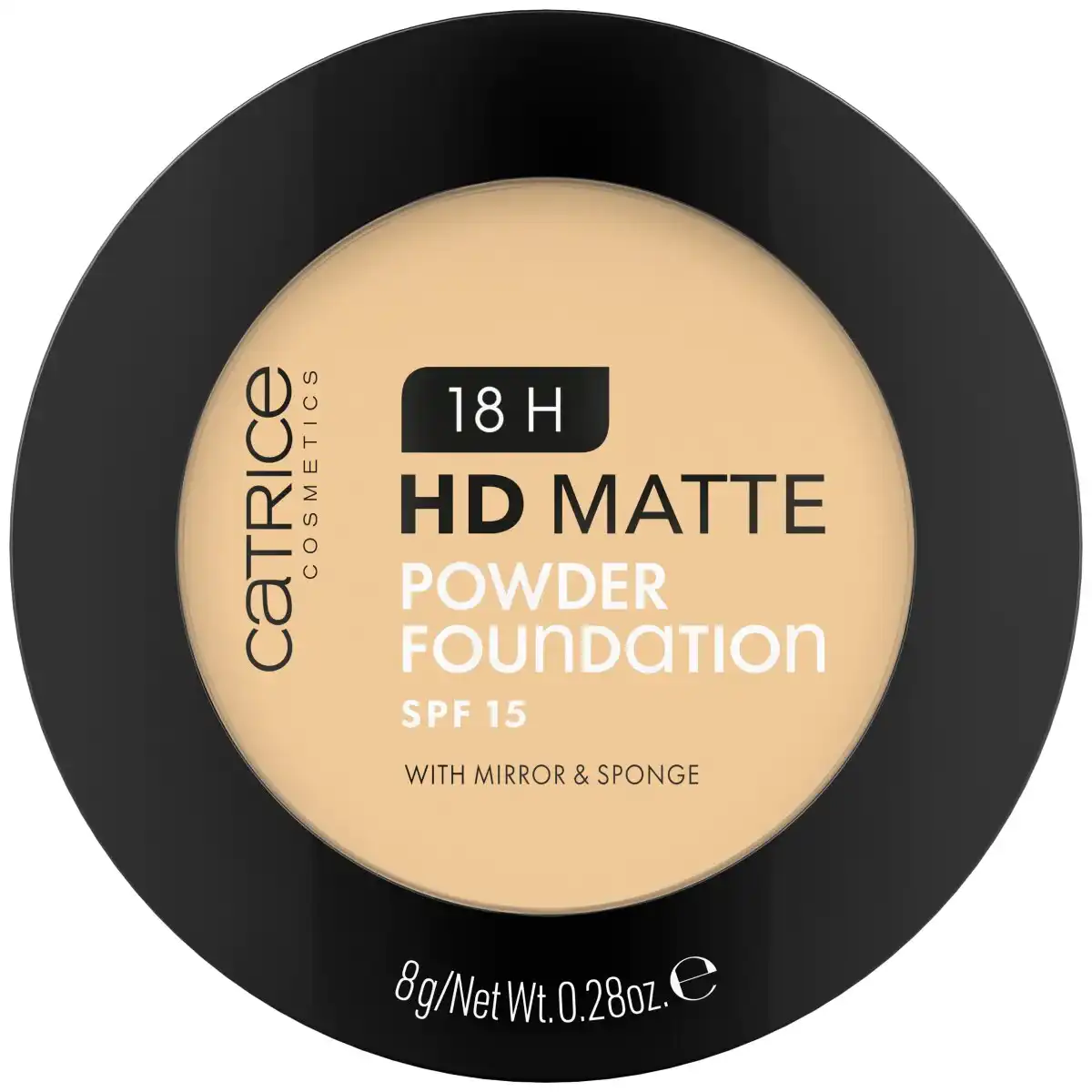 Catrice 18H Hd Matte Powder Foundation, 015N