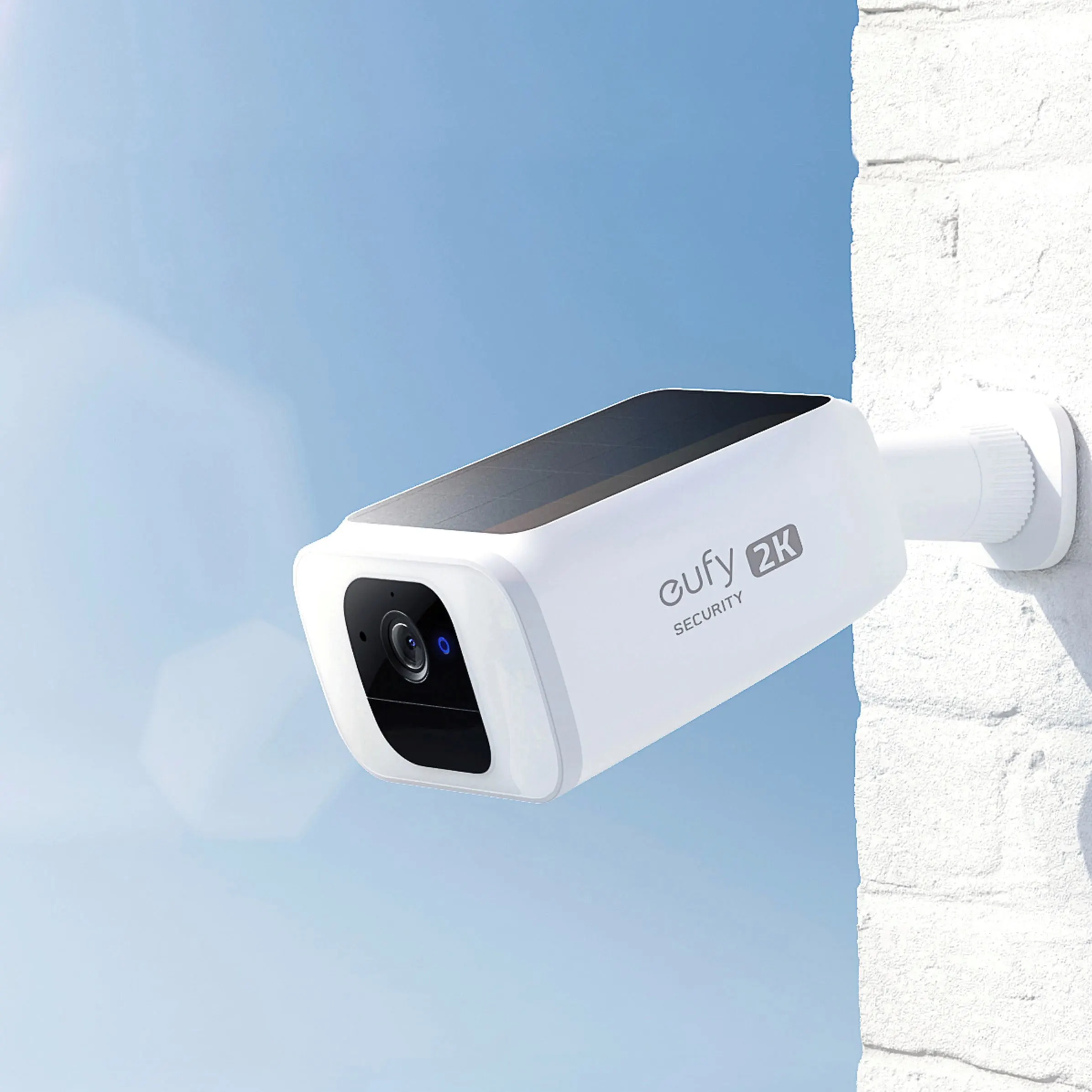 كاميرا مراقبة يوفي سولوكام S40 ، بدقة 2k ، مساحة 8 جيجابايت، T81243W1، أبيض