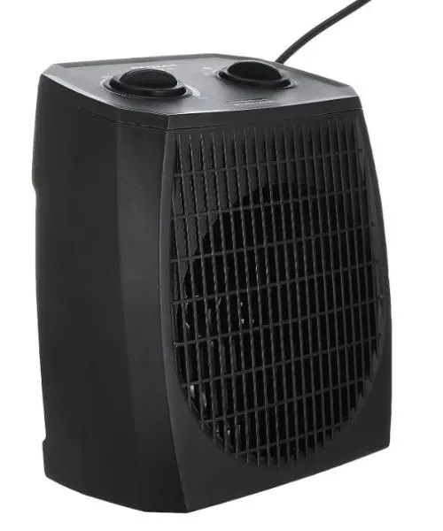 Sonai Comfy Blue Fan Heater, 2000 Watt, Black, SH-909