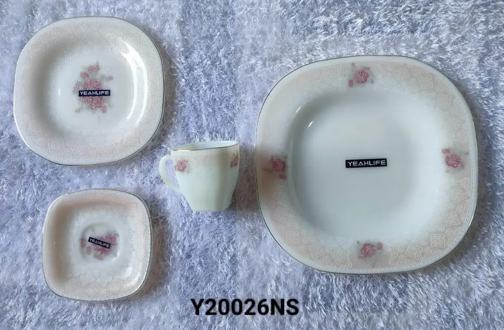 Arcopal Thai Square Dinner Set 58 Pieces