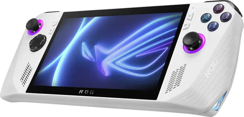 Gaming Handheld ASUS ROG ALLY RC71L-NH022W , Processor AMD Ryzen™ Z1 ,512GB M2 SSD Storage, 16GB RAM, Graphics AMD RDNA™ , 7.0 Inch FHD 120HZ Display, Windows 11 Home, White