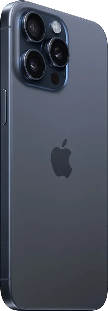 iPhone 15 Pro Max Single SIM Mobile, 256GB Internal Memory, 8GB RAM, 5G Network, Blue Titanium