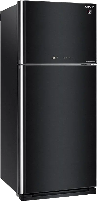 ثلاجة شارب نوفروست، 450 لتر، انفرتر، شاشة ديجيتال، اسود، SJ-GV58G-BK