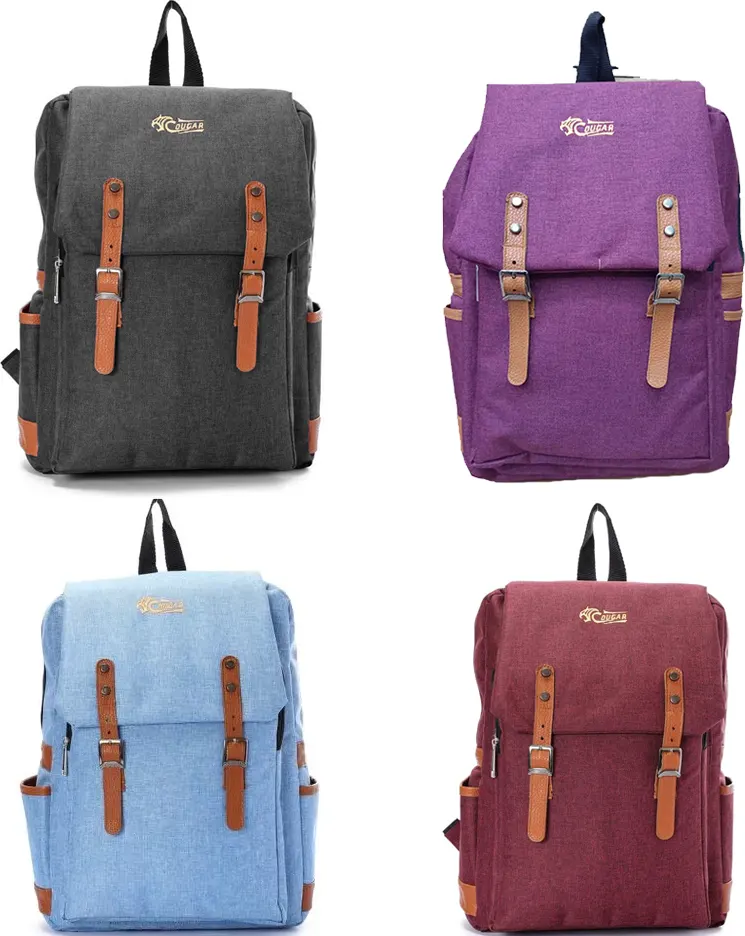 Cougar Laptop Backpack, 15.6 Inch, Textile, Multi Color, S32