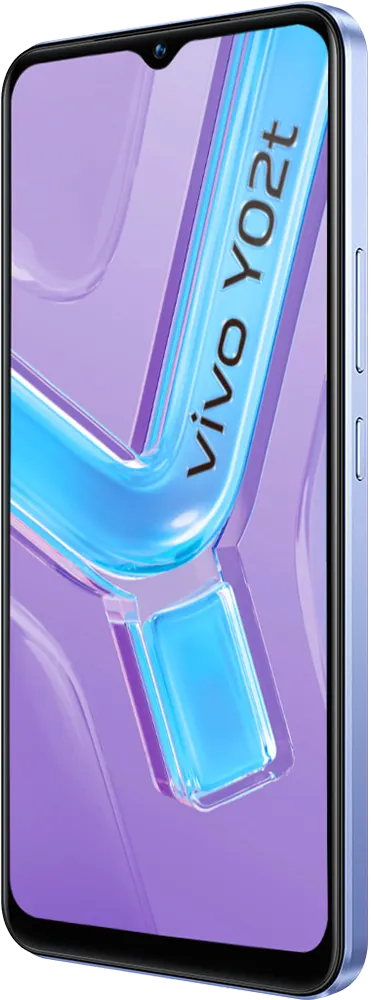 Vivo Y02T Dual SIM, 128GB Memory, 4GB RAM, 4G LTE, Orchid Blue