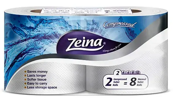 مناديل تواليت زينة ،2 طبقة ،2 قطعة رول