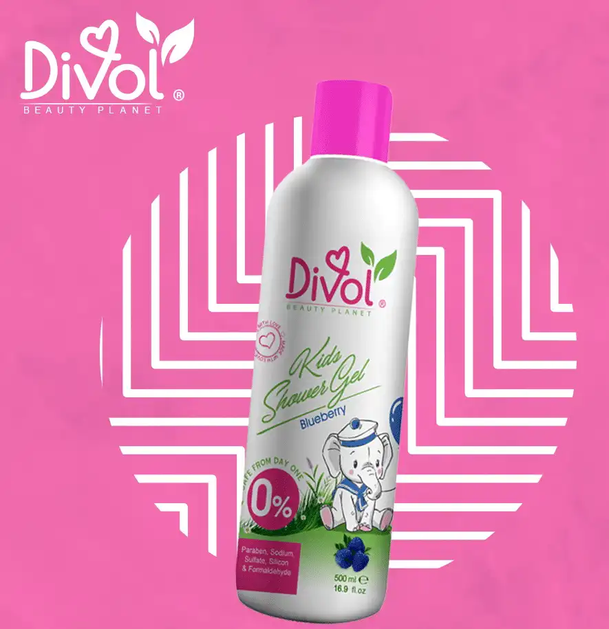 شاور جل للأطفال  بلو بيري من ديفول 500 مل