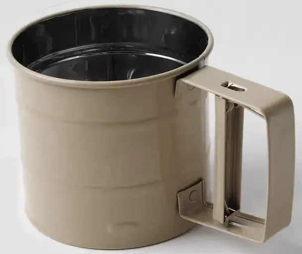 منخل يدوى صغير  أستانلس متعدد الاستخدام ،بيج