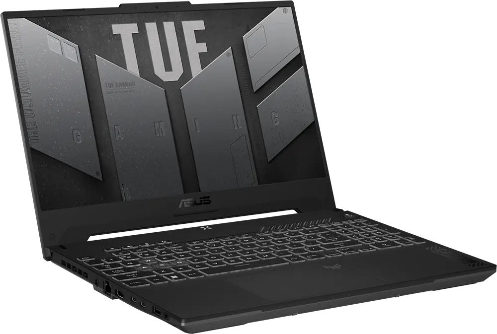 لاب توب اسوس للألعاب TUF F15 (2023) FX507VV4-LP105W معالج Intel Core I9-13900H، رامات 16 جيجابايت، هارد ديسك 512 جيجابايت SSD ، شاشة FHD 15.6 بوصة، كارت شاشة نيفيديا جي فورس RTX™ 4060 سعة 8 جيجابايت، ويندوز 11، رمادي ميكا