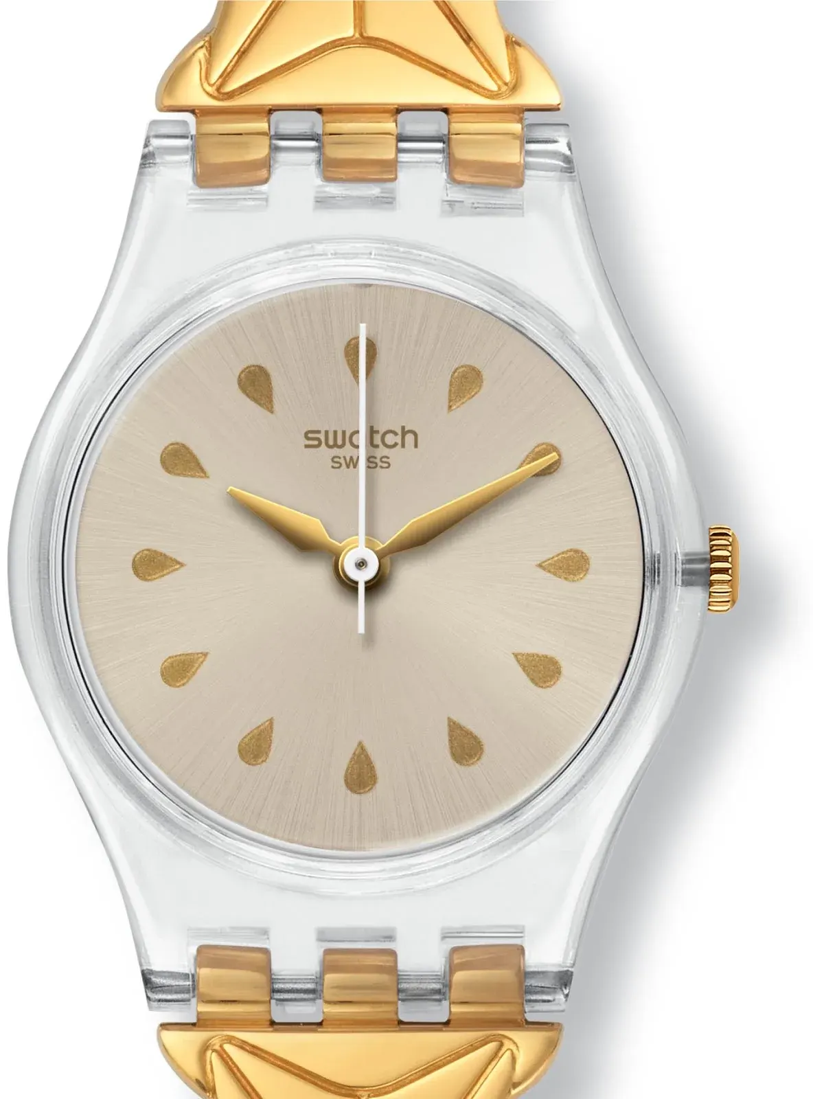 Swatch Women's Watch, Analog, 25 mm, Gold, LK366G