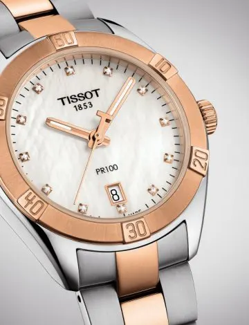 Tissot Women's Watch, Analog, Stainless Steel Strap, Silver, T101.910.22.116