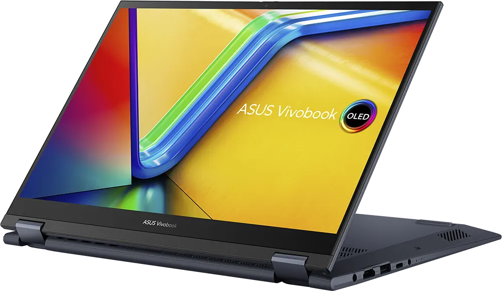 Laptop ASUS Vivobook S 14 Flip OLED TN3402QA-OLED007W AMD Ryzen 7-5800H, 16GB RAM, 512GB SSD Hard Disk, 14" OLED Display, AMD Radeon™ Graphics, Windows  11, Quite Blue