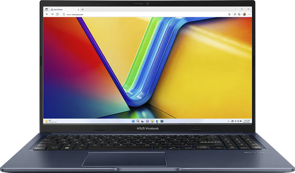 Laptop Asus VivoBook 15 X1502ZA-EJ003W Intel®Core I3-1215U, 4GB RAM, 256GB SSD Hard Disk, 15.6" FHD Display, Intel® UHD Graphics, Windows 11, Quite Blue