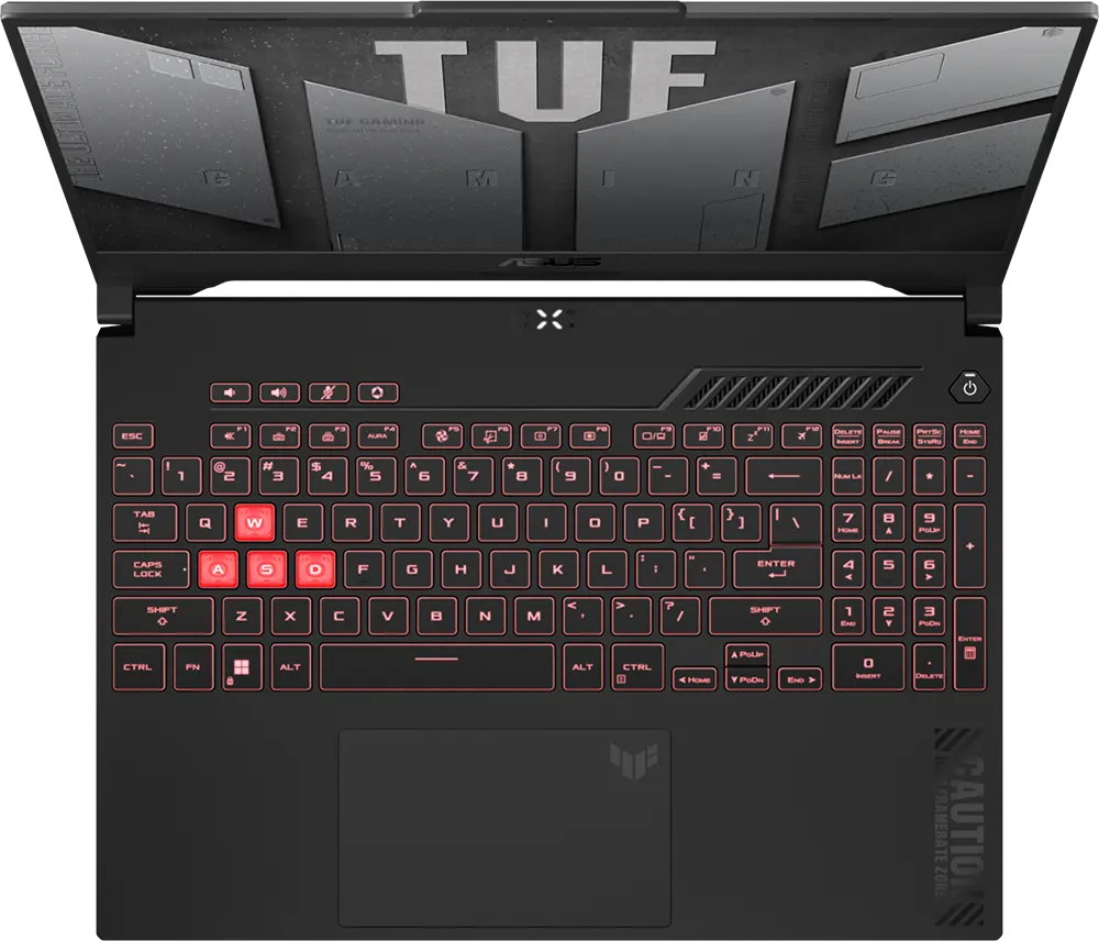 Asus Laptop TUF Gaming A15 FA507NU-LP045W AMD Ryzen 7-7735HS, 16GB RAM, 512GB SSD Hard Disk, NVIDIA GeForce RTX 4050  Graphics Card 6GB , 15.6" FHD Display, Windows 11, Jaeger Gray