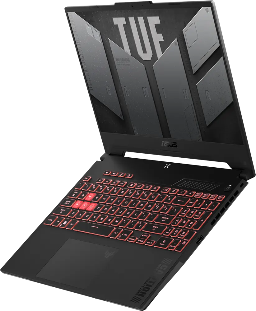 Asus Laptop TUF Gaming A15 FA507NU-LP045W AMD Ryzen 7-7735HS, 16GB RAM, 512GB SSD Hard Disk, NVIDIA GeForce RTX 4050  Graphics Card 6GB , 15.6" FHD Display, Windows 11, Jaeger Gray