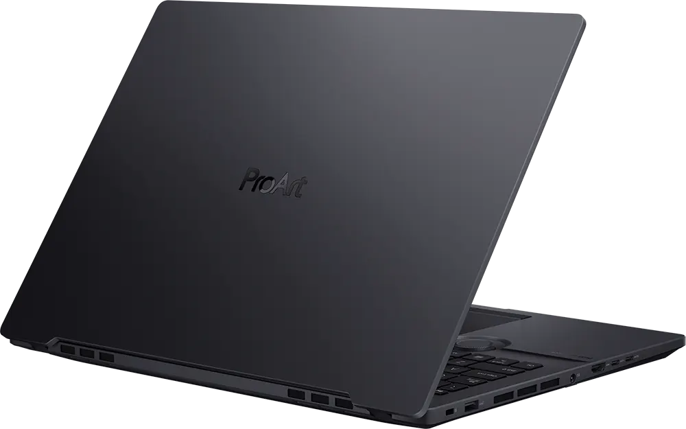 لاب توب اسوس برو ارت ستوديو بوك H5600QM-OLED009W  معالج AMD Ryzen 9-5900HX، رامات 32 جيجابايت، هارد ديسك 2 تيرابايت SSD، كارت شاشة NVIDIA GeForce RTX 3060 ذاكرة 6 جيجابايت، شاشة 16 بوصة OLED 4K  ، ويندوز 11، ستار بلاك