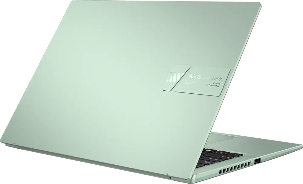 Laptop ASUS Vivobook S 14 OLED K3402ZA-OLED007W Intel Core I7-12700H, 16GB RAM, 512GB SSD Hard Disk, Intel Iris XE Graphics Card, 14" OLED Display, Windows 11, Brave Green