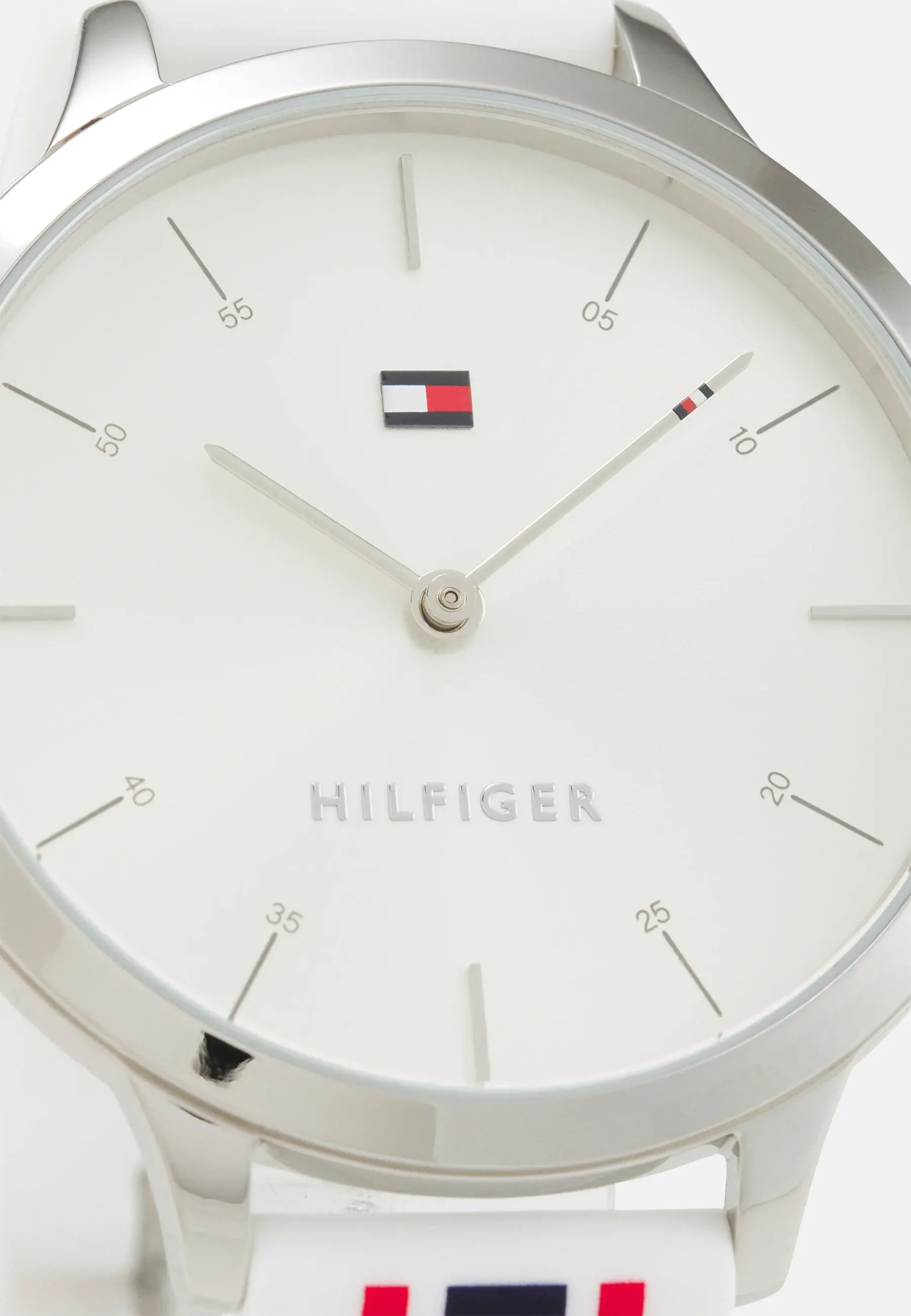 ساعة تومي هيلفيغر نسائي، عقارب، سوار سيليكون، أزرق، 1782498